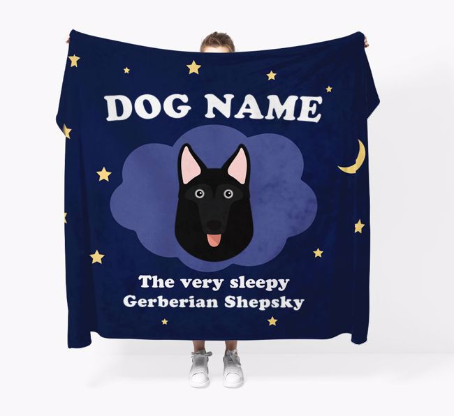 The Very Sleepy...: - Personalized {breedFullName} Throw Blanket